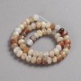 Carnelian Beads on a Thread, Natural Stone, Smooth Rondelle, 9×7mm, Length 39cm