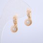 Earrings Xuping 18K Gold Plating with White Crystals