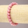Tourmaline elastic bracelet (named) smooth bead, diameter 8 mm+