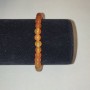 Carnelian bracelet — smooth beads, 6 mm diameter ± (stretch)