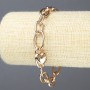 Xuping Bracelet 18K Gold Plating, Thickness 8.5 mm, Length 20 cm