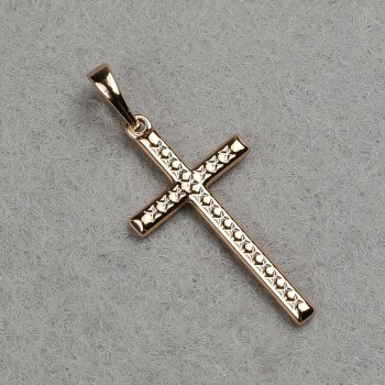 Xuping 18K Gold-Plated Cross Pendant 36x16 mm +