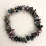 Natural Tourmaline Bracelet, 7mm chips, 18 cm circumference