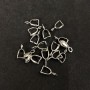 Ribbed Pendant Bail 12×3.5 mm, packaging 17 pcs ± 5 g
