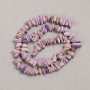 Phosphosiderite beads on thread (named after) chip 8x3mm + -, length 39 cm +