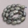 Labradorite faceted beads on thread, diameter 16×13 mm, length 40 cm