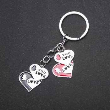 Heart Keychain in Silver Color
