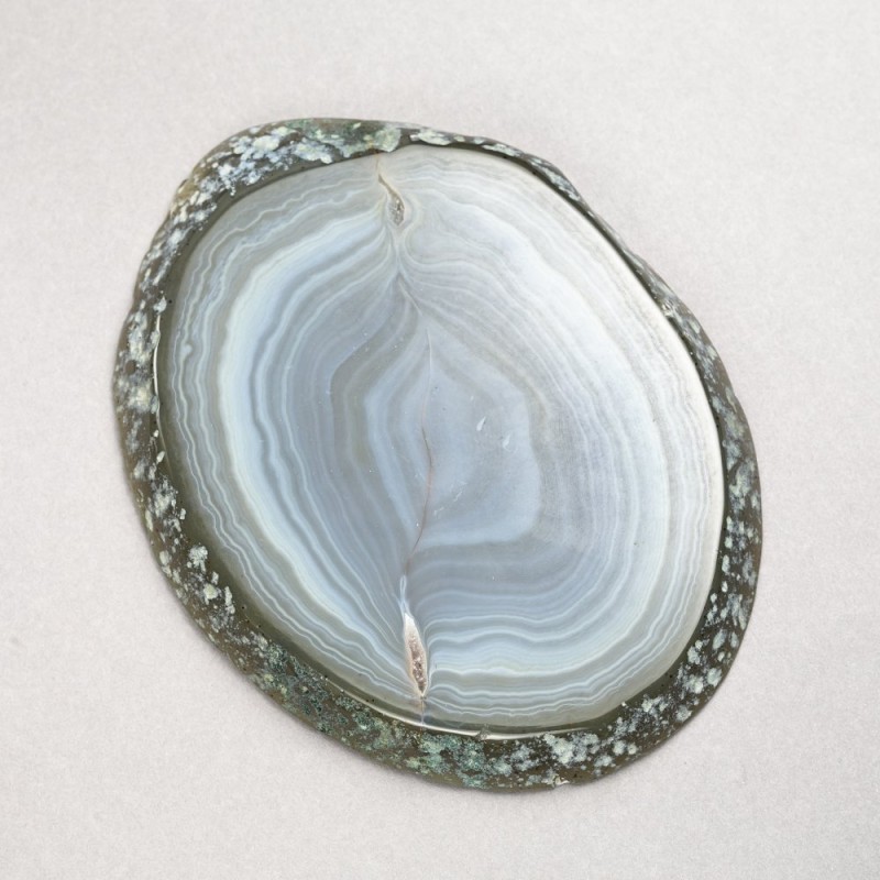 (per 100 g) Agate Slice Souvenir Stone, weight from 700 g