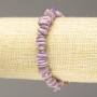Elastic bracelet with phosphosiderite (named) chip 8x3mm+