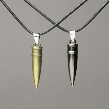 Pair Pendants 'Beads on a Cord' 42×9 mm + -, length 45–50 cm