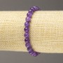 Lepidolite Bracelet (imit.) smooth beads, diameter 6 mm ± (stretch)