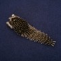 Hedgehog Porcupine Brooch 75x23mm Bronze Metal