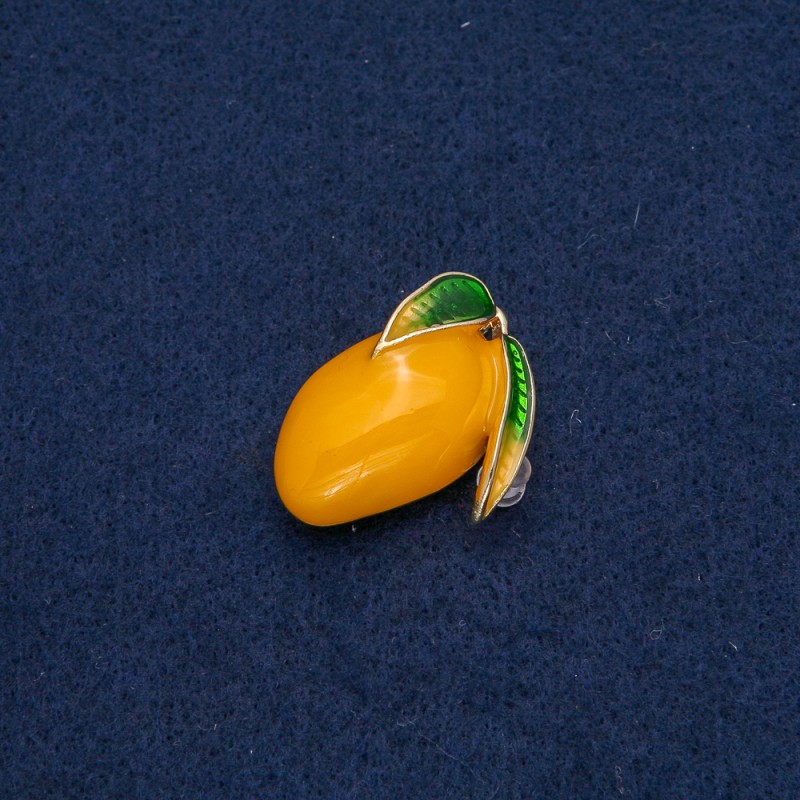 Mango Brooch-Pendant 29x23mm +