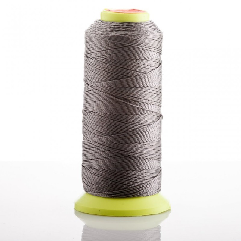 Gray Nylon Thread Spool, 0.9 mm Diameter, for Crafts, 500 m