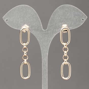 Sale! Xuping 18K Gold Plated Chain Stud Earrings, Thickness 9.5 mm + -, Length 48 mm +