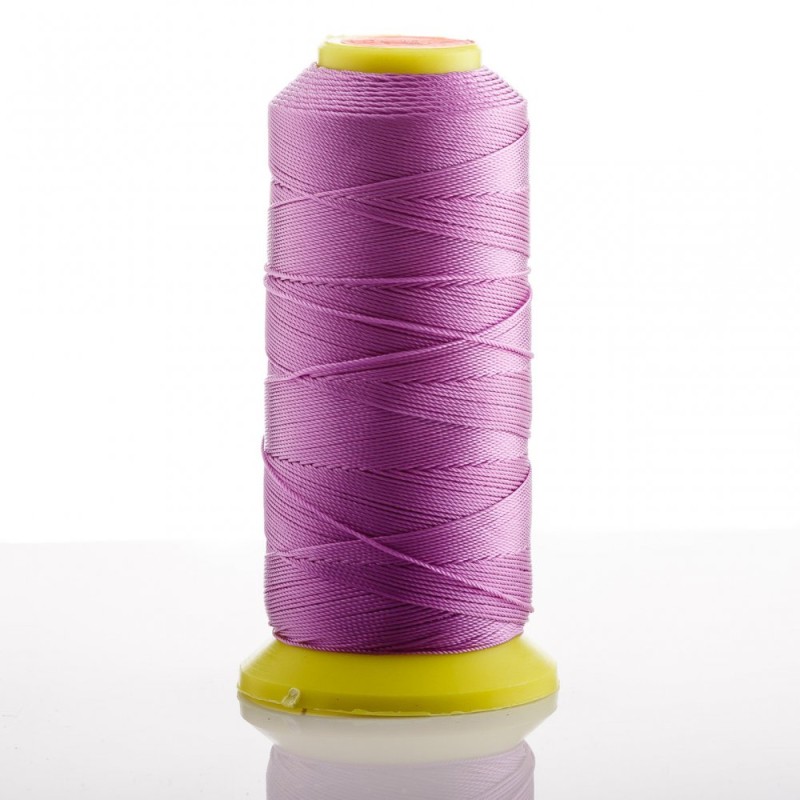 Dark Purple Nylon Thread on Bobbin, 0.9 mm Diameter, 500 m, for Crafts