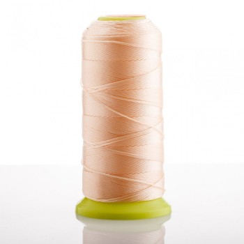 Peach Bobbin Thread, 0.9 mm Diameter, Nylon for Crafts, 500 m