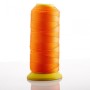 Orange bobbin thread, 0.9 mm diameter, nylon for crafts, 500 m