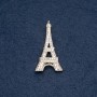 Brooch 'Eiffel Tower' 48x25 mm metal color 'gold'
