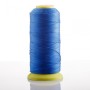 Bright blue nylon bobbin thread, 0.6 mm diameter, for crafts, 500 m