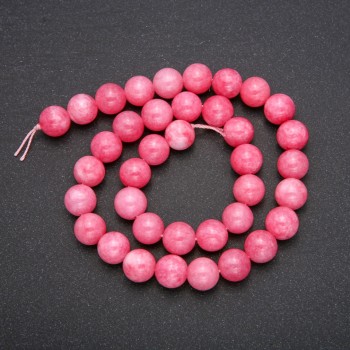 Synthetic Tourmaline Beads, Smooth Round Bead Thread, 10mm Diameter, 38cm Length (+/-)