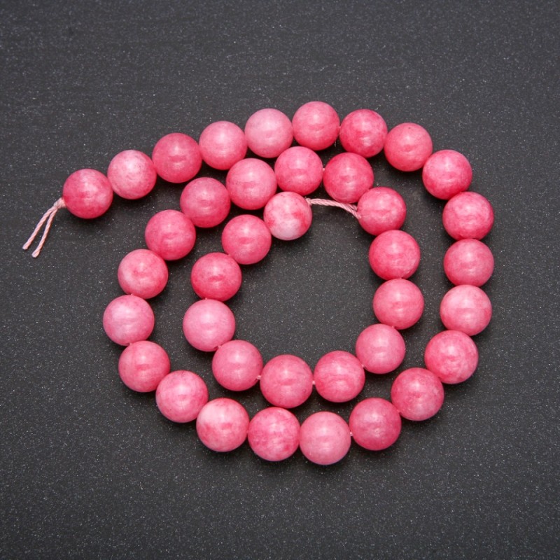 Synthetic Tourmaline Beads, Smooth Round Bead Thread, 10mm Diameter, 38cm Length (+/-)