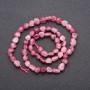 Faceted Tourmaline Beads on a Thread, Natural Gemstone, 6 mm diameter (+/-), length 38 cm