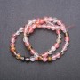 Natural Chalcedony Beads Assortment on Thread, Round Beads, Diameter 6 (+/-) mm, Length 37 cm