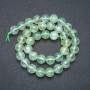 Beads on a thread natural stone debativ smooth ball, diameter 10mm, length 39cm +