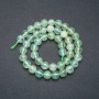 Beads on a Thread, Natural Debat Stone, Smooth Beads, 8 mm Diameter ±, Length 39 cm ±