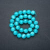 Natural Aquamarine Beads Strand, Smooth Round Beads, 12mm Diameter, 38cm Length +