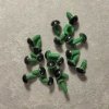 Fittings 'Live Eyes' for Toys, 12mm diameter, screw-back, green color, packaging 1000 pairs