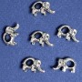 Discount! Elephant Bead Insert, 5 mm diameter, pack of 12