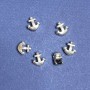 Sale! Pandora Findings Bead Insert 'Anchor' 12x13mm, hole diameter 5mm, weight 20 g, +/- 8 pcs