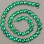Chrysoprase natural stone bead strand, faceted coin beads, diameter 8x5mm, length 39cm +