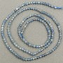 Natural Labradorite Beads on Thread, Faceted, 2mm Diameter, 41 cm Length
