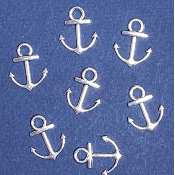 Discount! Anchor Pendant Findings 2 cm, 20 g +/- 28 pcs