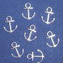 Discount! Anchor Pendant Findings 2 cm, 20 g +/- 28 pcs