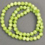 Discount! Onyx Beads (Imitation Acrylic) on fishing line smooth bead, diameter 6 mm ±, length 40 cm +