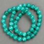 Discount! Amazonite Beads on Thread (Imitation Acrylic) Smooth Bead, Diameter 8.5 mm, Length 40 cm