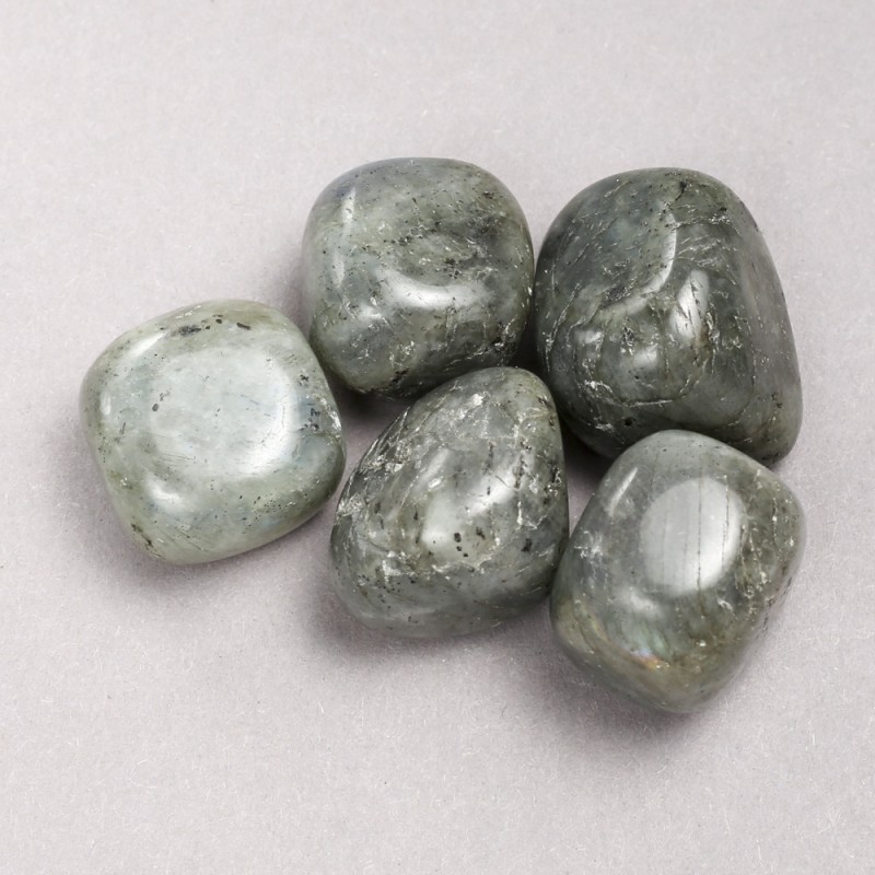 Souvenir natural Labradorite stone, diameter 22×20 mm ± (packaging 100 g)