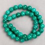 Sale! Amazonite beads on beading thread (acrylic imitation) smooth beads, diameter 10.5 mm, length 40 cm