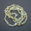 Prenite beads on thread, natural stone, 7×4 mm diameter, length 86 cm +