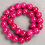 Discount! Tourmaline Beads (Acrylic Imitation) on Thread, Smooth Bead, 14.5 mm Diameter, 40 cm Length