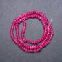 Tourmaline (imitation) faceted rondelle beads, diameter 4x3 mm, strand length 38 cm