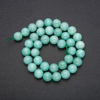 Jadeite Beads, Smooth Round Bead Strand, Diameter 10mm, Length 38cm (+/-)