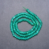 Imitation Amazonite Beads, Faceted Rondelle, 4x3 mm, Thread length 38 cm