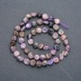 Chalcedony Haltivka Beads on Thread, 7x8 mm Diameter, 41 cm Length +