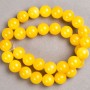 Discount! Citrine Beads on Beading Wire (Acrylic Imitation) Smooth Bead, 12.5 mm diameter, 40 cm length