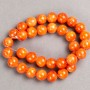 Discount! Citrine Beads on Beading Thread (Acrylic Imitation) Smooth Bead, 12.5 mm Diameter, 39 cm Length